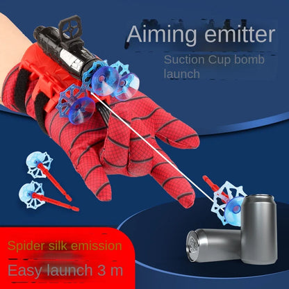 Spiderman Hero Handschuhe: Web Shooter & Launcher | Handgelenk-Spielzeug Set