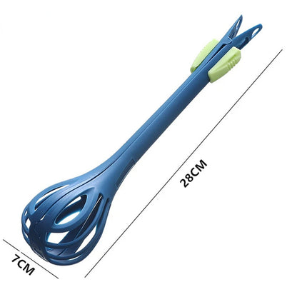 Multifunktionaler Schneebesen & Rührer | Milchaufschäumer, Nudelnzange, Mixer und Küchenhelfer