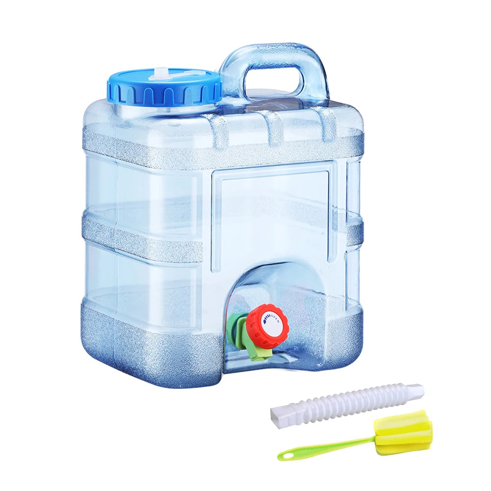 Camping-Wasserbehälter mit Auslaufhahn | BPA-frei, Tragbar für Wandern, Auto, Picknick