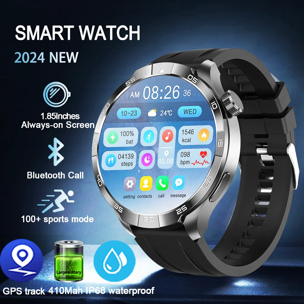 GT5 Pro Smartwatch 2024: GPS, NFC, 360° AMOLED, Bluetooth-Anrufe