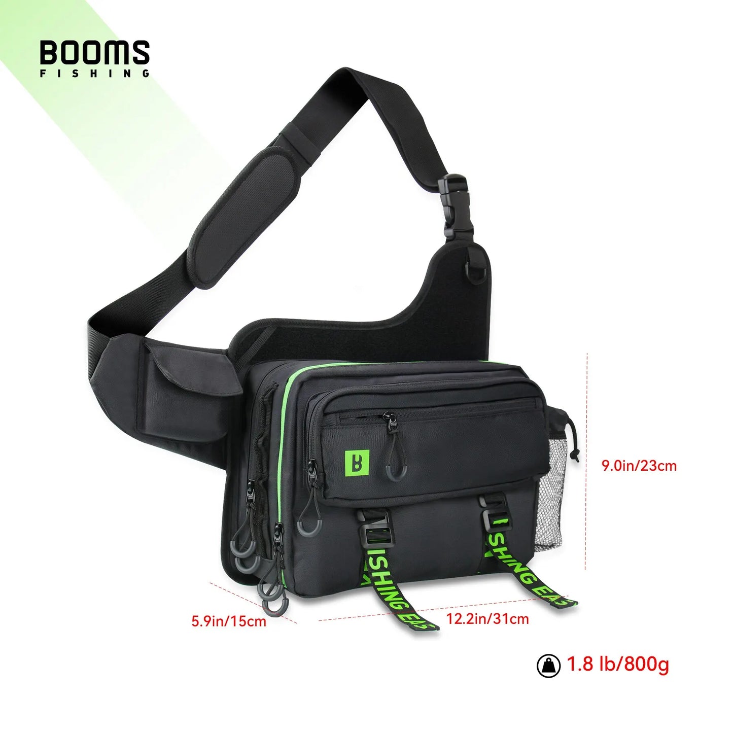 BOOMS FISHING IB1 Angeltasche: Hochkapazitäts-Rucksack für Angelzubehör, Profi-Tackle-Aufbewahrung