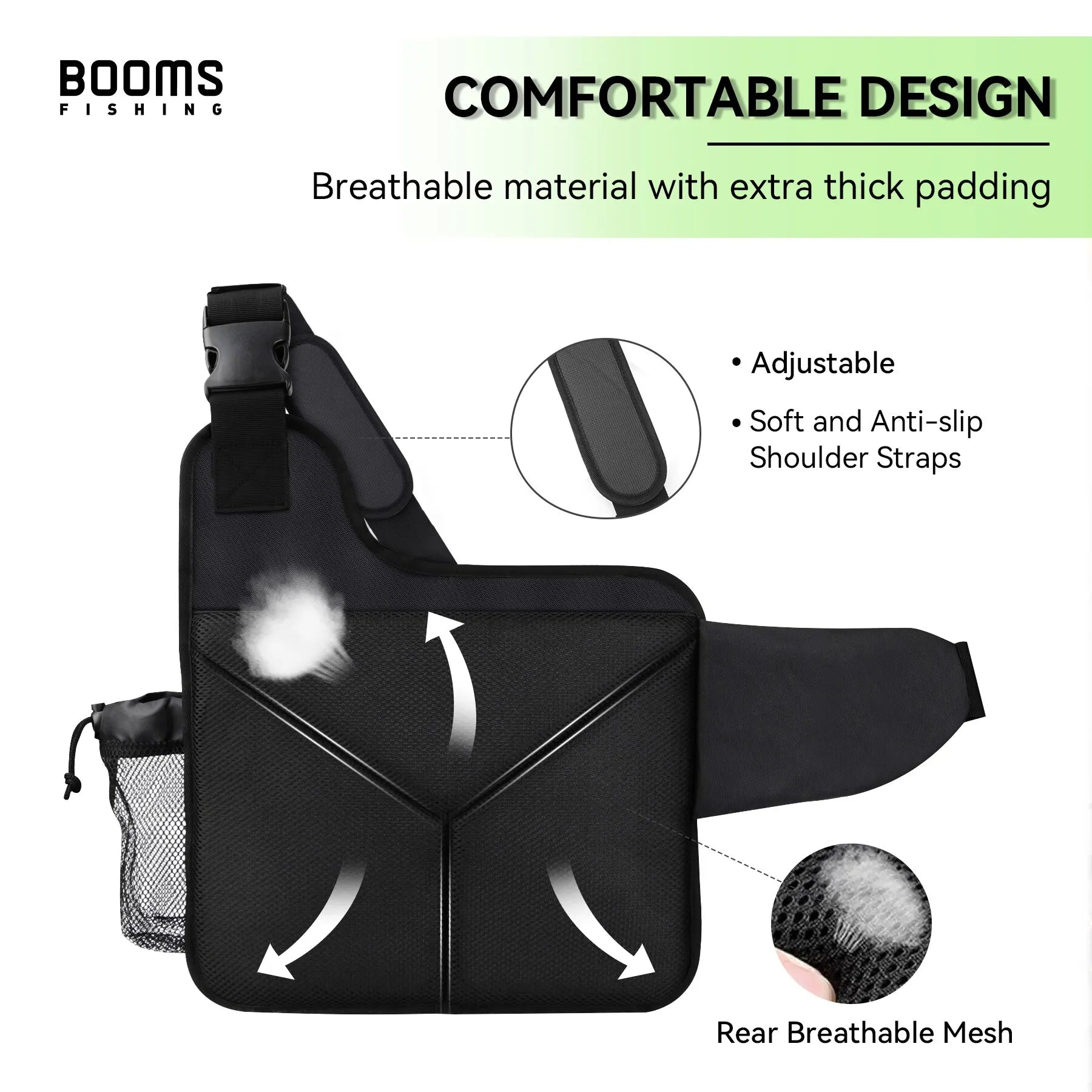 aufbewahrung angelzubehör BOOMS FISHING IB1 Angeltasche: Premium-Rucksack für Angelzubehör