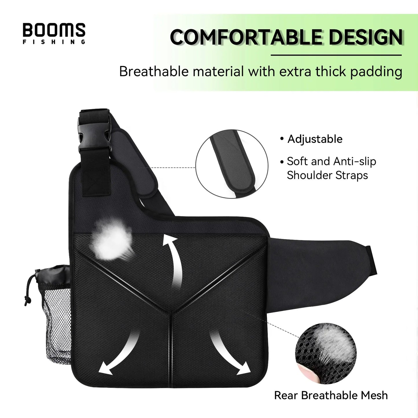 BOOMS FISHING IB1 Angeltasche: Hochkapazitäts-Rucksack für Angelzubehör, Profi-Tackle-Aufbewahrung