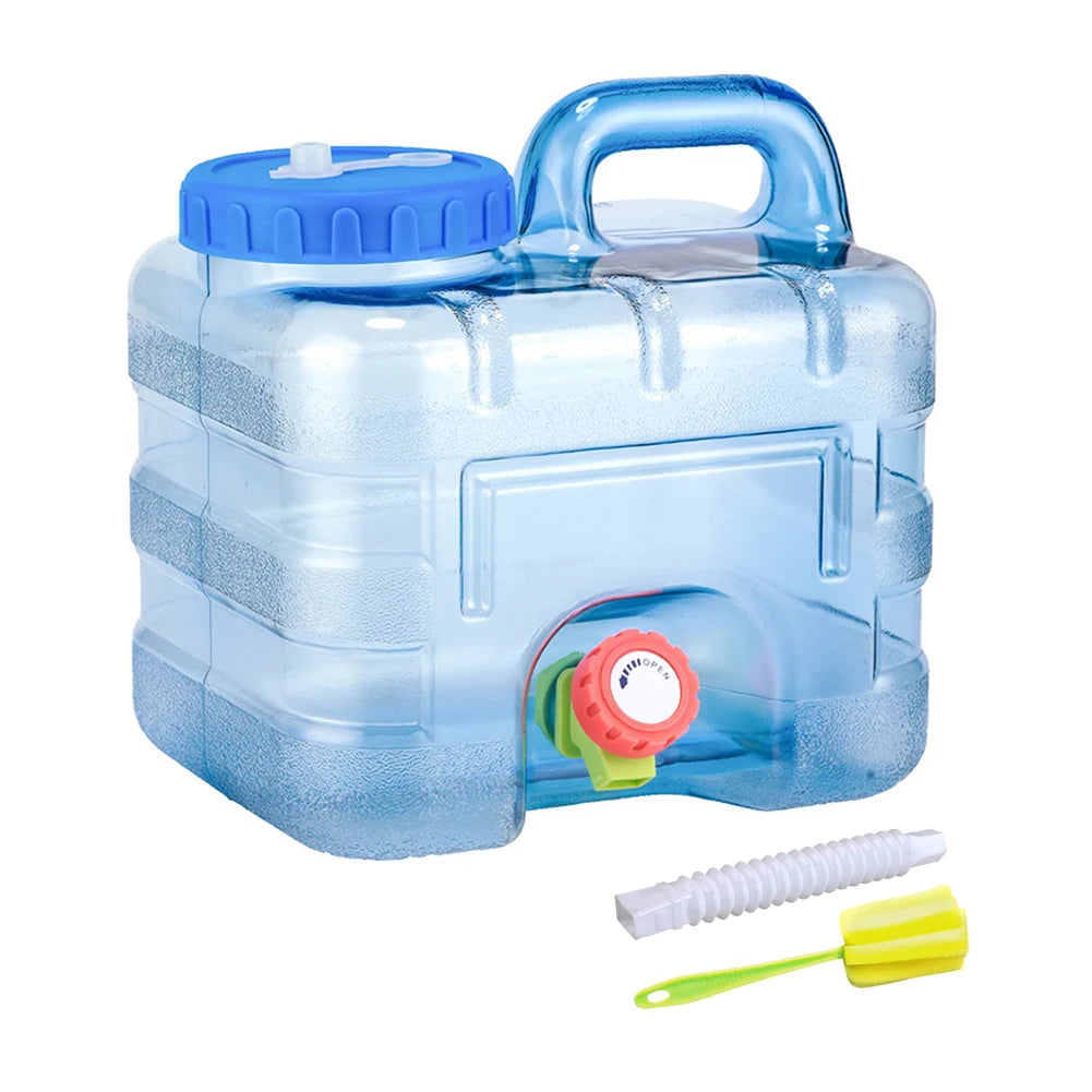 Camping-Wasserbehälter mit Auslaufhahn | BPA-frei, Tragbar für Wandern, Auto, Picknick (7,5 Liter)