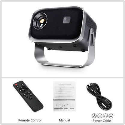 AUN A003 WiFi Mini-Projektor | Tragbar, Bluetooth Ausgabe, 360° Drehbar 1