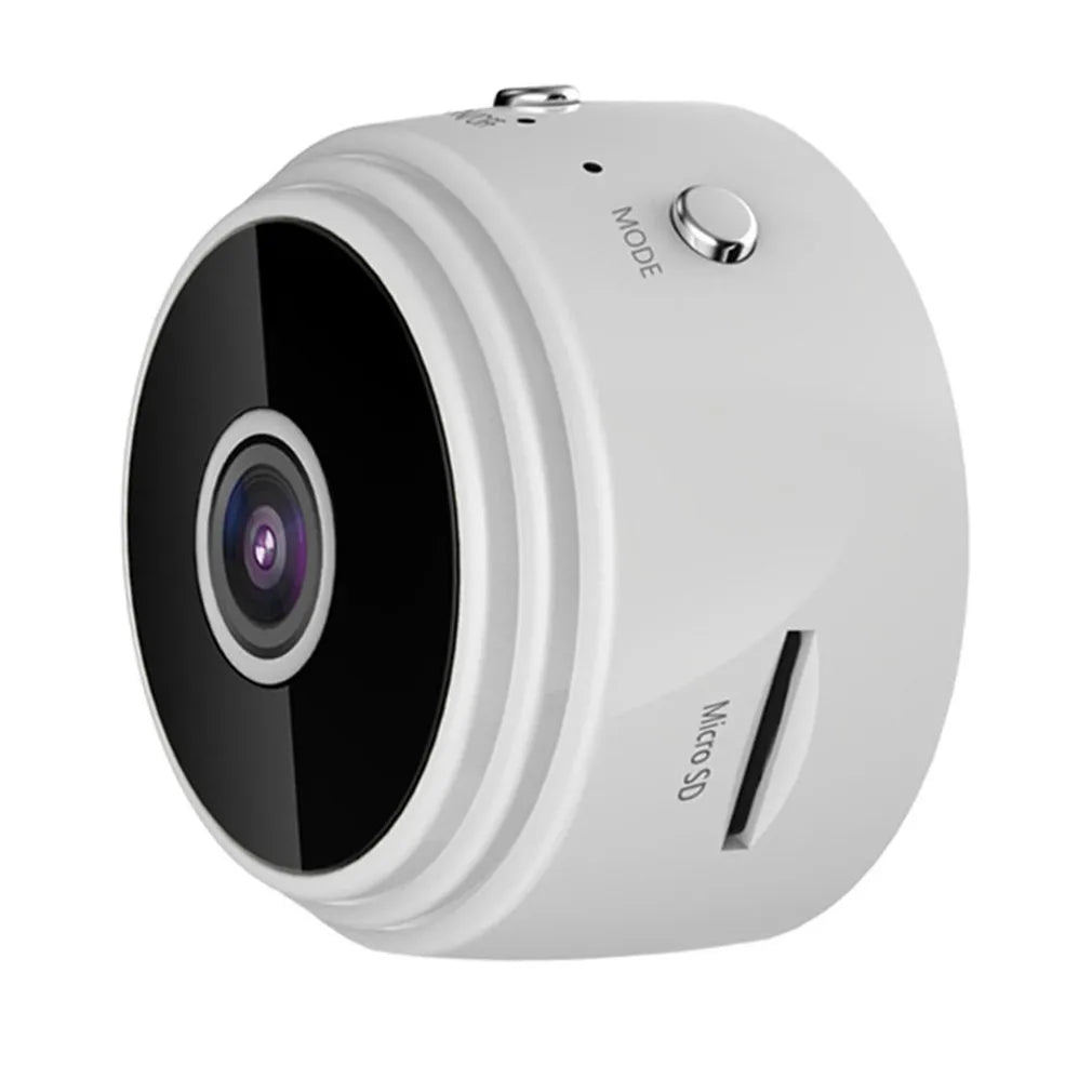 1080P HD Mini WiFi Kamera mit Nachtsicht und Bewegungserkennung - weiß2