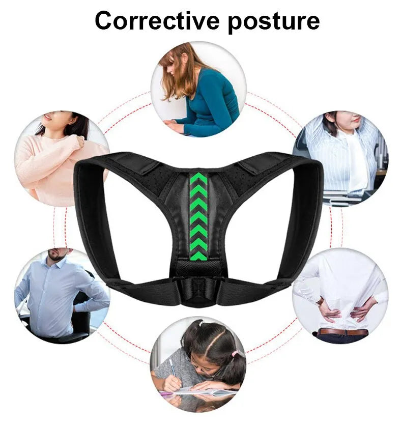 Verstellbarer Haltungskorrektor für Schlüsselbeinunterstützung | lindert Nacken-, Rücken- und Schulterschmerzen2