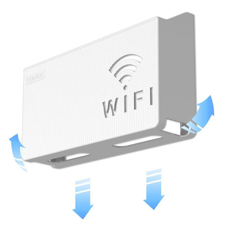 Router- und TV-Set-Top-Box-Wandhalterung | Kabelmanagement & Aufbewahrung