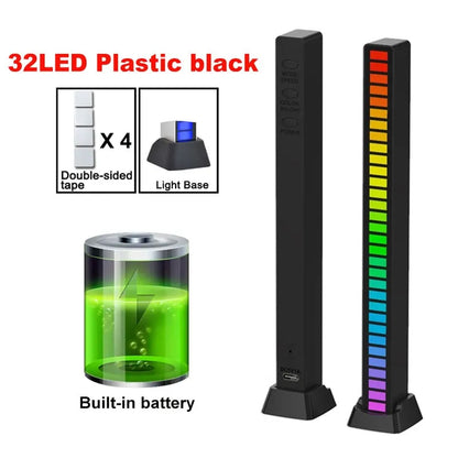 Smart Sound Control LED Light Bar | RGB Color Changing Mood