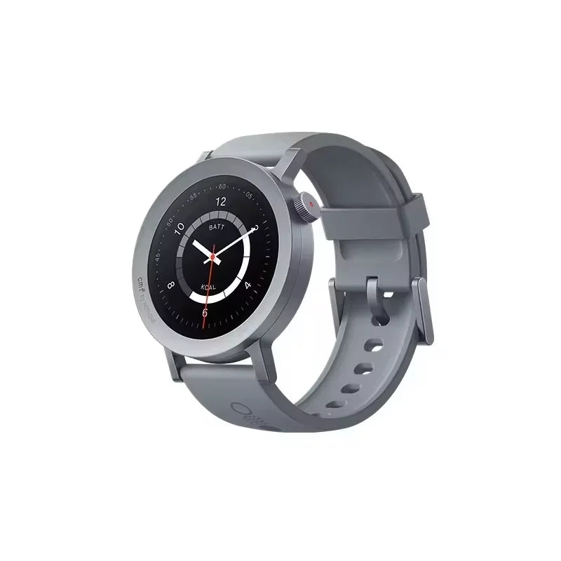 CMF Watch Pro 2 Global (1,32") AMOLED | BT 5.3 Calls, GPS, KI-Rauschunterdrückung (Hellgrau)