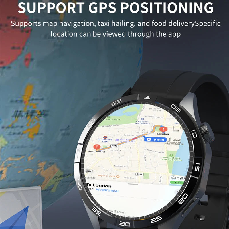 VALDUS VG52 Pro Smartwatch | AMOLED Display, 4G-SIM, NFC, GPS, SOS, Kamera 200 MP, Videoanruf