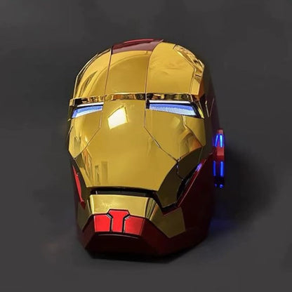 MK5 Iron Man Helm (1:1) | Sprachsteuerung, leuchtende Augen, elektrisches Cosplay