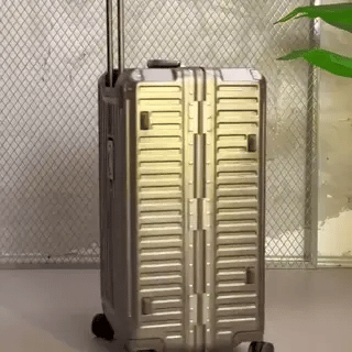 Multifunktionaler Hartschalen Trolley-Koffer mit Becherhalter, USB, TSA-Schloß (Preview GIF)