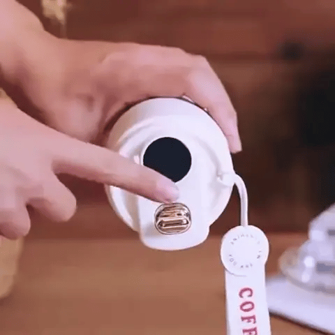 Intelligente Thermosflasche | Digitales LED-Temperatur-Kaffeetasse: Edelstahlbecher (Preview GIF)