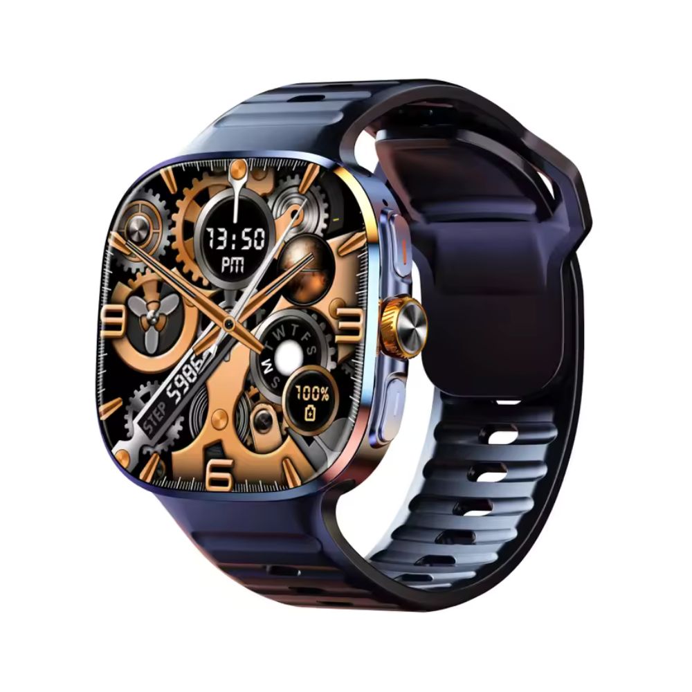 Android 10 4G Smartwatch mit Kamera (32GB RAM, 256GB Speicher) | AMOLED HD Display, SIM Karte, WLAN, GPS, Fitness Tracker, großer Akku