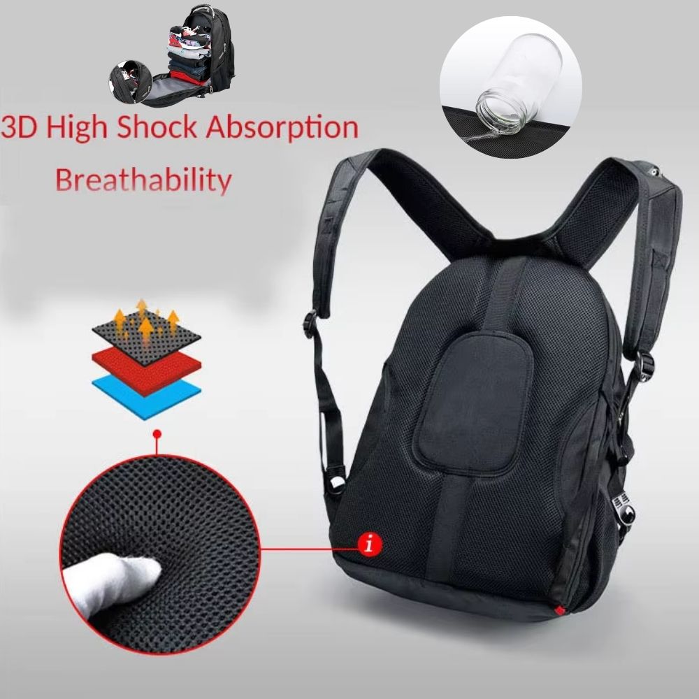 Sac à dos de voyage multifonction Swiss-Style 17 pouces avec port USB, hydrofuge