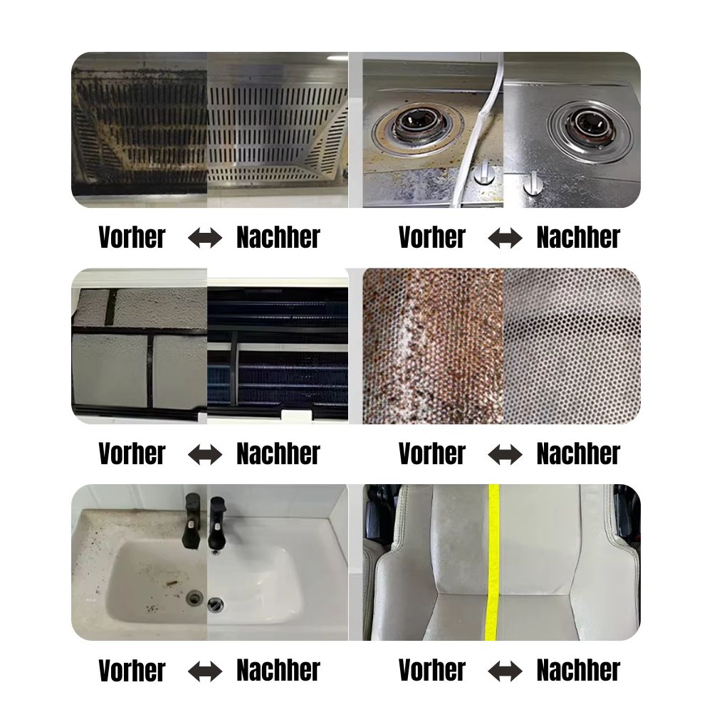 Hochdruck-Dampfreiniger mit 3,5 Bar Druck, 1300ml Tank für Küche, Bad, Fugen, Fenster, Klimaanlage & Auto