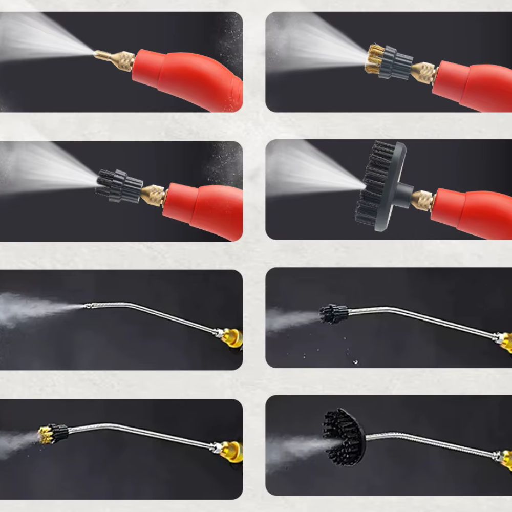 Hochdruck-Dampfreiniger mit 3,5 Bar Druck, 1300ml Tank für Küche, Bad, Fugen, Fenster, Klimaanlage & Auto