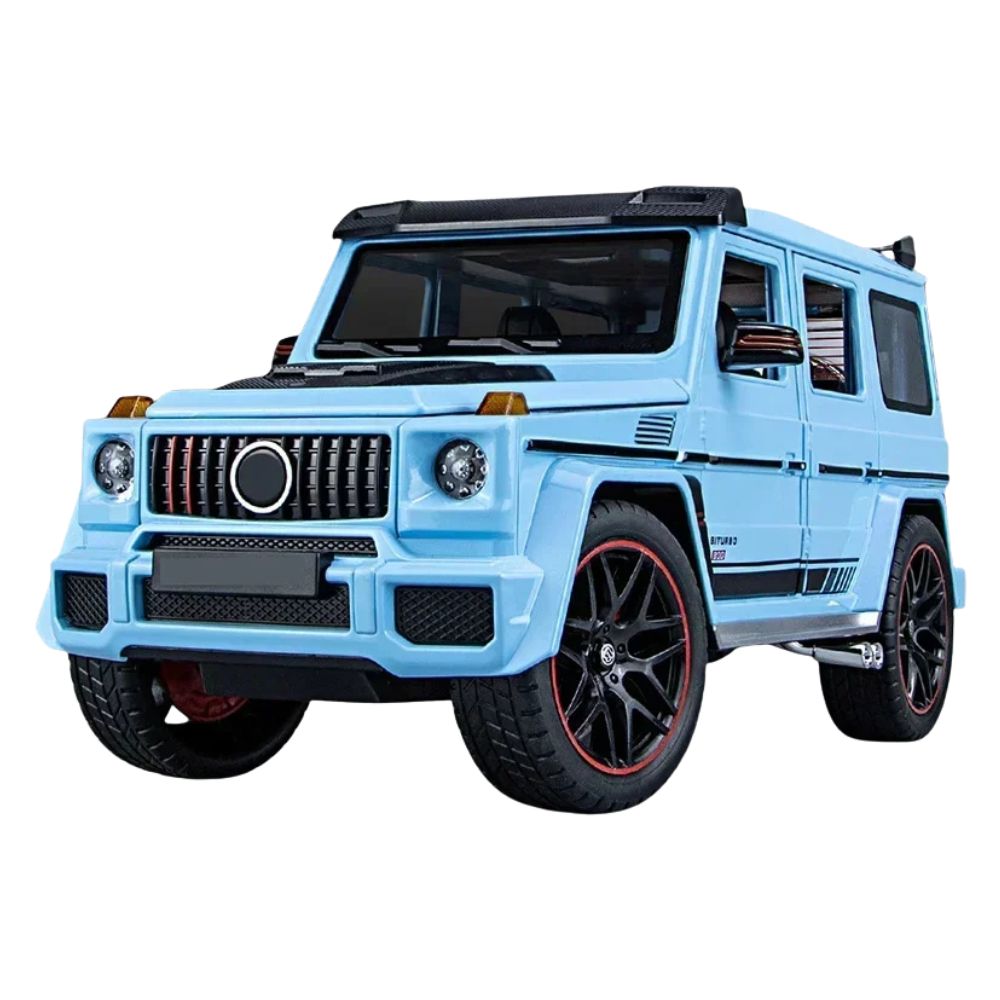 Brabus G800 Modellauto (1:18): Offroad SUV mit Sound & Licht | Sammlerauto, Geschenk (Blau)