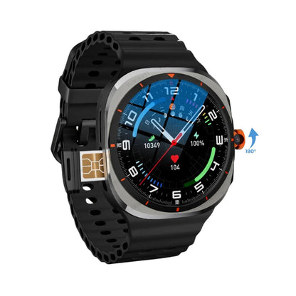 4G-SIM Smartwatch U8 Ultra (2025) | 4GB RAM, 32GB Speicher: Dual Camera, GPS, WiFi, Wasserdicht