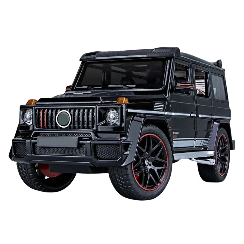 Brabus G800 Modellauto (1:18): Offroad SUV mit Sound & Licht | Sammlerauto, Geschenk (Schwarz)