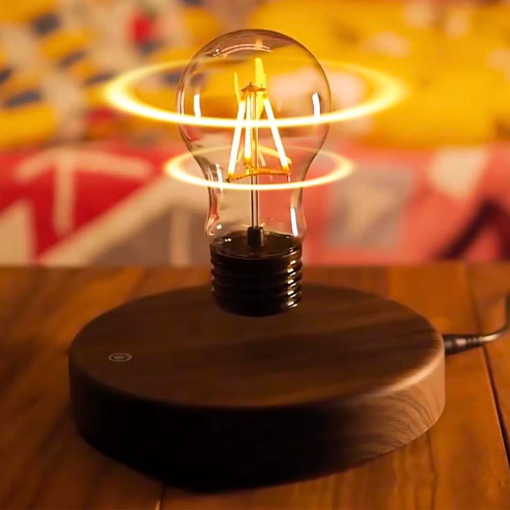 Schwebende Magnet-LED-Nachtlampe | 360° drehbar für Schreibtisch, Büro & Geschenke