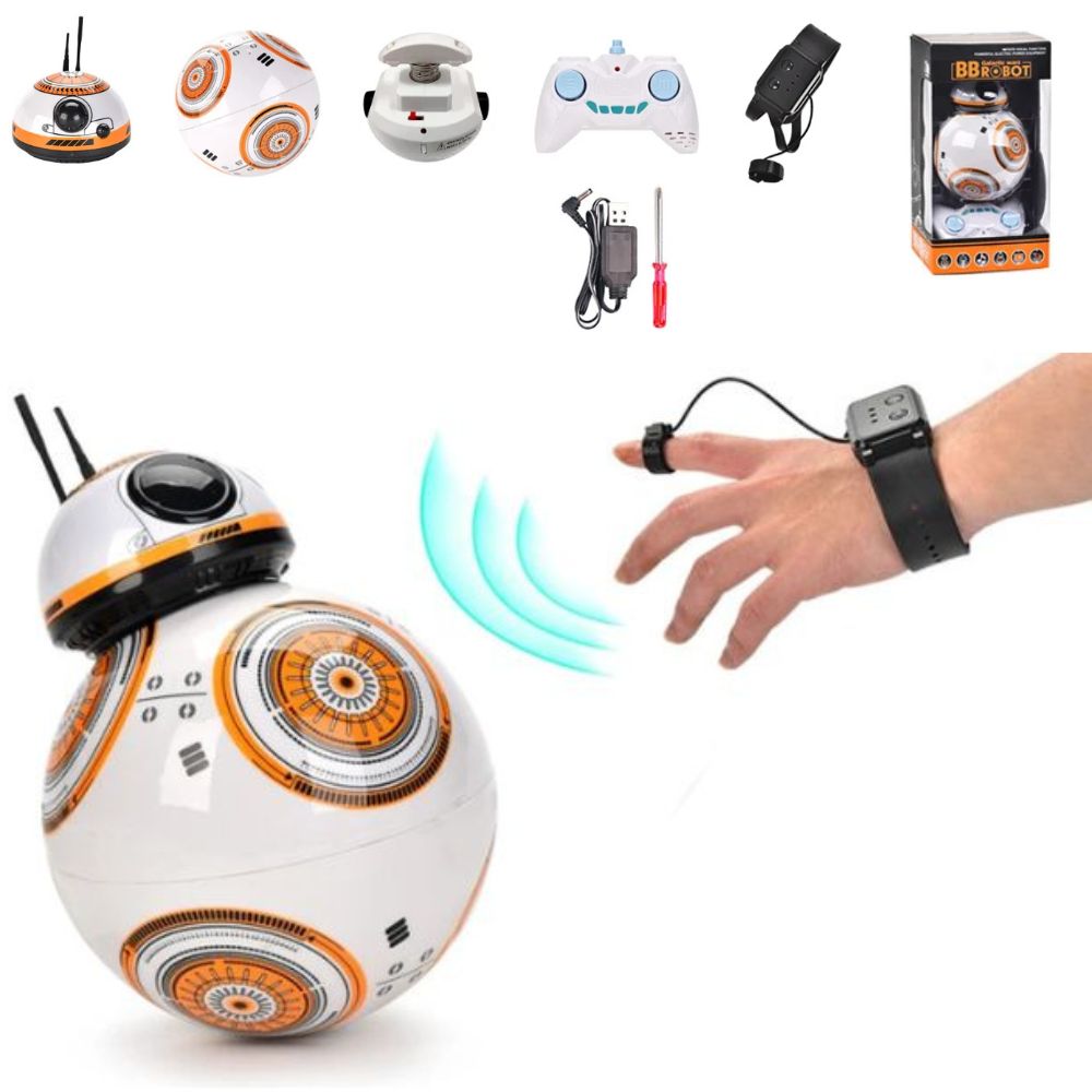 RC Roboter 2.4G mit Sound, Gestensteuerung, Sensor | Intelligentes Modell aus dem Film STAR WARS