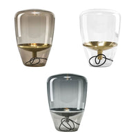 NORDIC Designer Glas-Tischlampe (LARGE Version) | Moderne Nachttischleuchte für Wohnraumdekor
