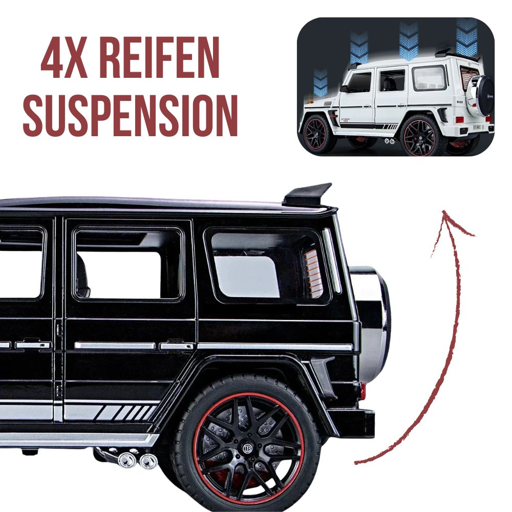 Brabus G800 Modellauto (1:18): Offroad SUV mit Sound & Licht | Sammlerauto, Geschenk