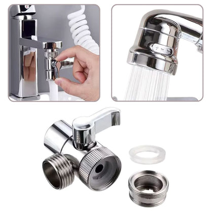 Faucet Extender-Set | Externe Duschkopf-Adapter für Waschbecken & Badarmaturen