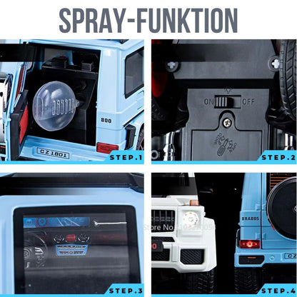 Brabus G800 Modellauto (1:18): Offroad SUV mit Sound & Licht | Sammlerauto, Geschenk