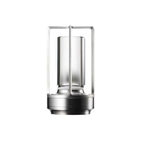 Kristallklar LED Touch Lampe | Nachttischlampe, Elegantes Deko-Licht für Wohnzimmer, Schlafzimmer