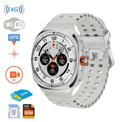 4G-SIM Smartwatch U8 Ultra (2025) | 4GB RAM, 32GB Speicher: Dual Camera, GPS, WiFi, Wasserdicht