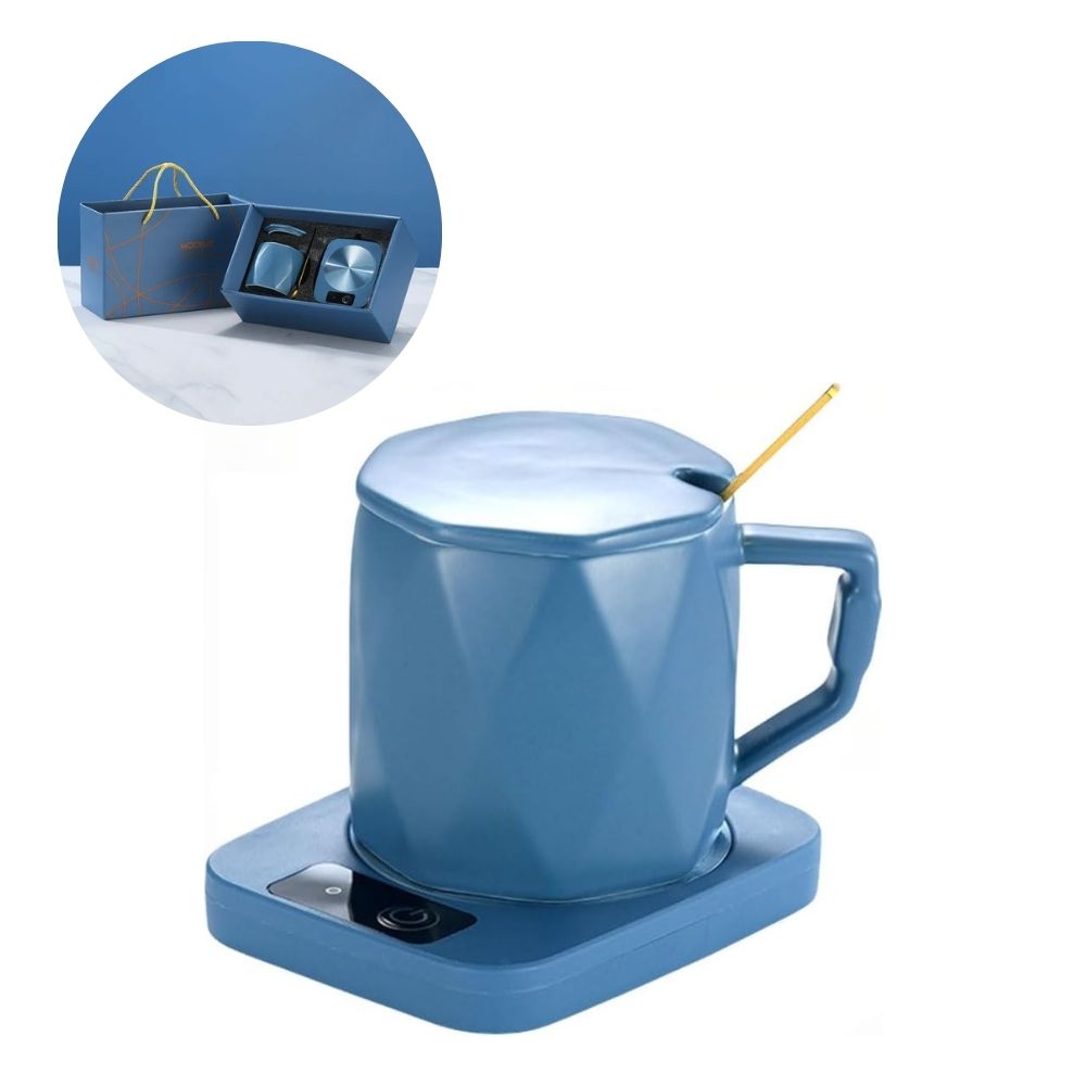 USB-Kaffeetassenheizer Geschenk-Set | Elektrischer Getränkewärmer