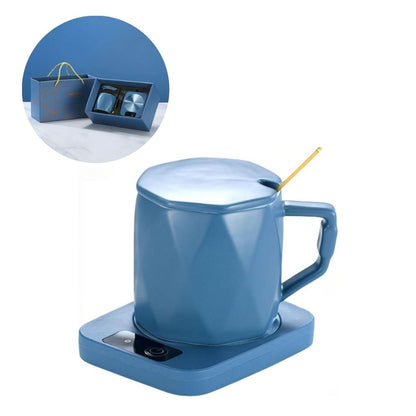 USB-Kaffeetassenheizer Geschenk-Set | Elektrischer Getränkewärmer