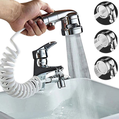 Faucet Extender-Set | Externe Duschkopf-Adapter für Waschbecken & Badarmaturen