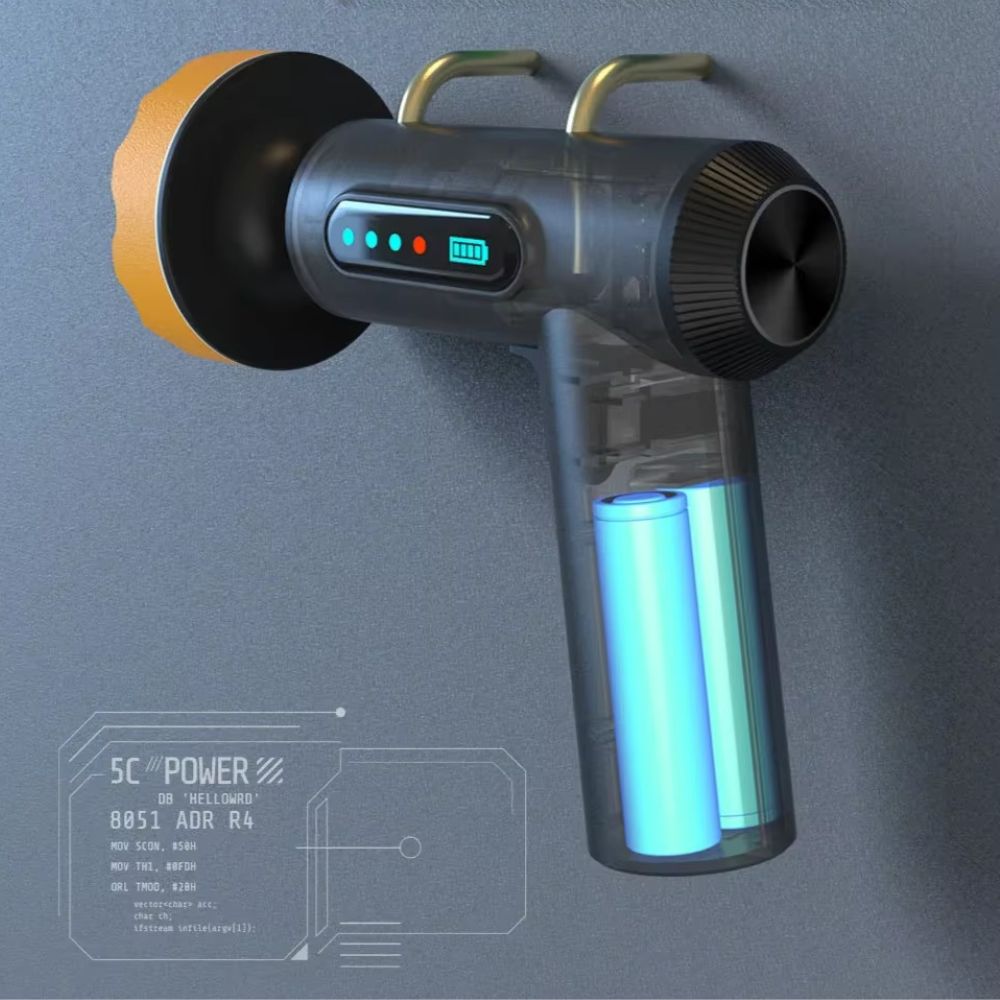Kabellose Mini Auto-Poliermaschine | Tragbare Poliermaschine mit 75mm Polierschwamm & Pads für Auto, Möbel & Metall