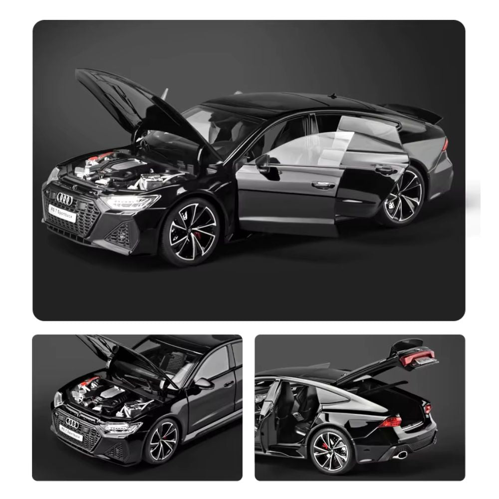 Audi RS7 Sportback Modellauto (1:18) mit Fernbedienung und Geschenkbox, Sound & Licht | Sammlerstück, Geschenk