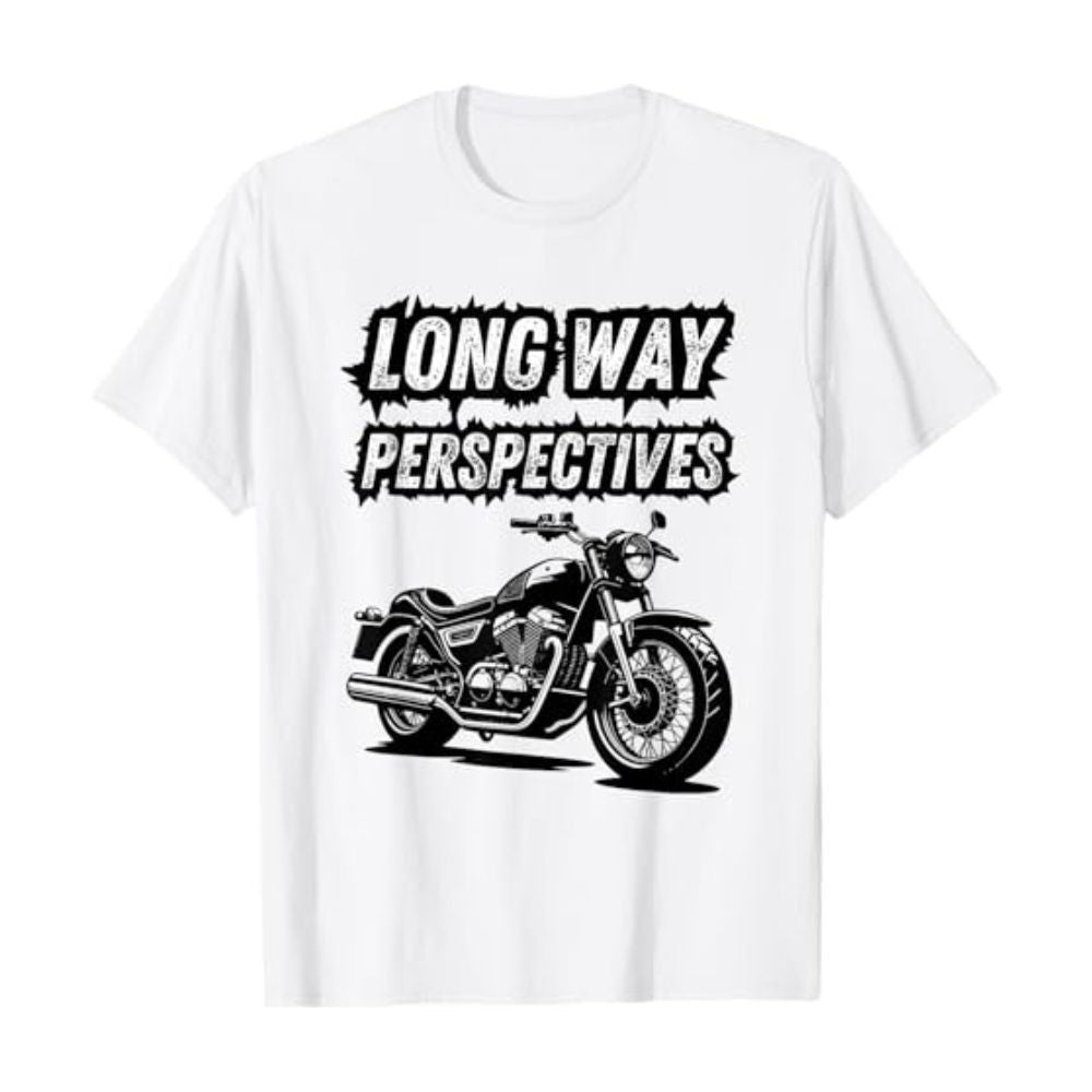 Long Way Perspectives T-Shirt in Farbe: Weiß