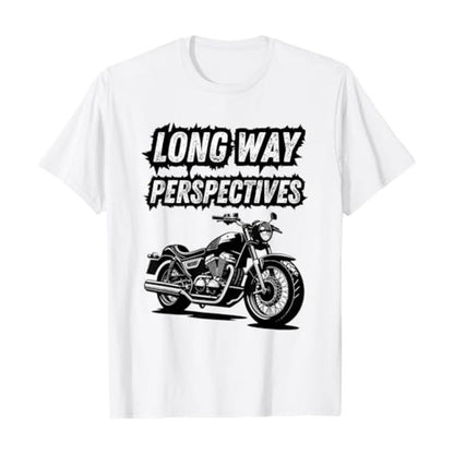 Long Way Perspectives T-Shirt in Farbe: Weiß