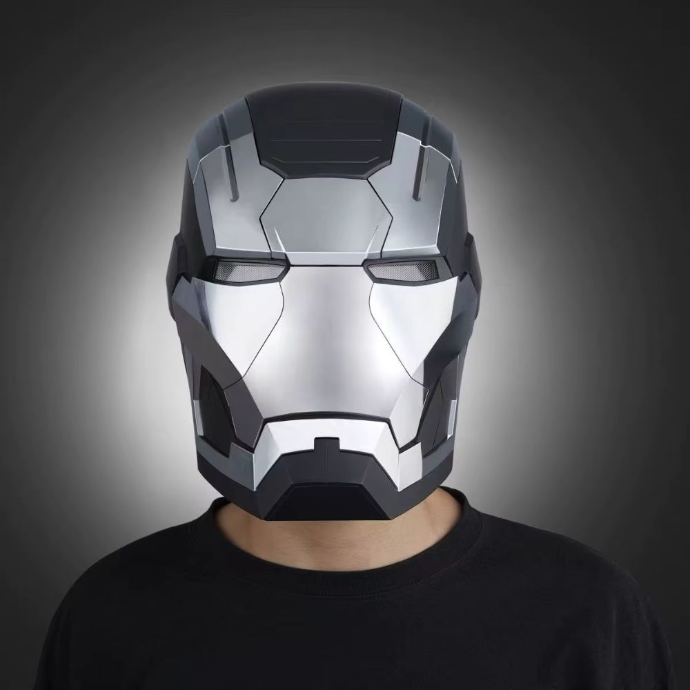 Iron Man 'War Machine - Iron Patriot' Helm (1:1) | Sprach- & Fernsteuerung, leuchtende Augen, elektrisches Cosplay