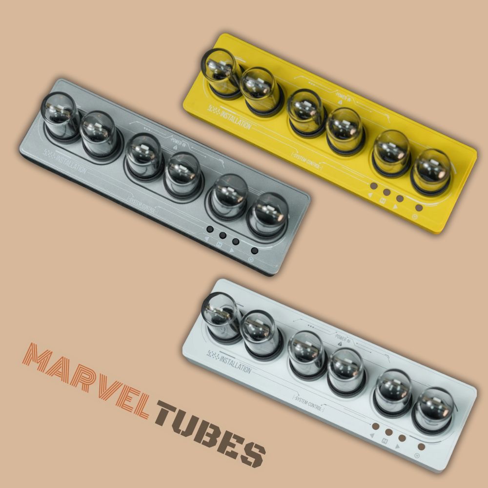 WLAN-gesteuerte IPS-Nixie-Tube Uhr mit RGB-Lichteffekt: Smart, Stylisch & Individuell