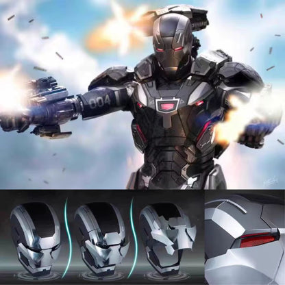 Iron Man 'War Machine - Iron Patriot' Helm (1:1) | Sprach- & Fernsteuerung, leuchtende Augen, elektrisches Cosplay