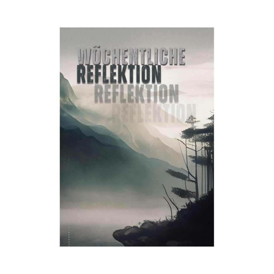 Wöchentliche Reflexion: Journal für Klarheit, Dankbarkeit & persönliche Entwicklung