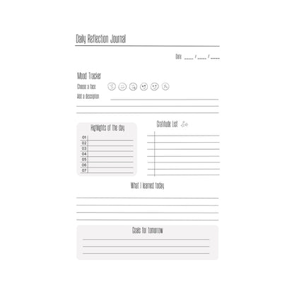 Match Day: Daily Reflection Journal: 100 Pages - 6x9 Inch - Mood Tracker