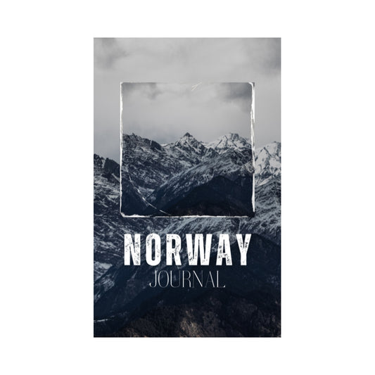 Norway Journal: 100 Pages - Lined - 6x9 Inch | A Beautiful Diary