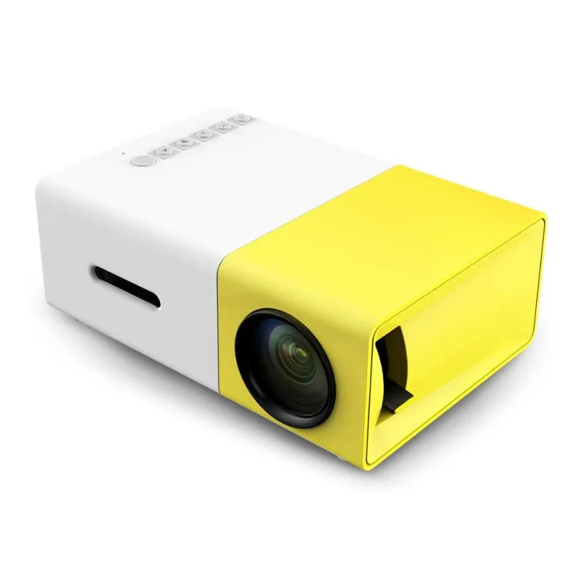YG300 Mini Beamer | Tragbarer Filmprojektor 1080p kompatibel mit Smartphone-Laptop5